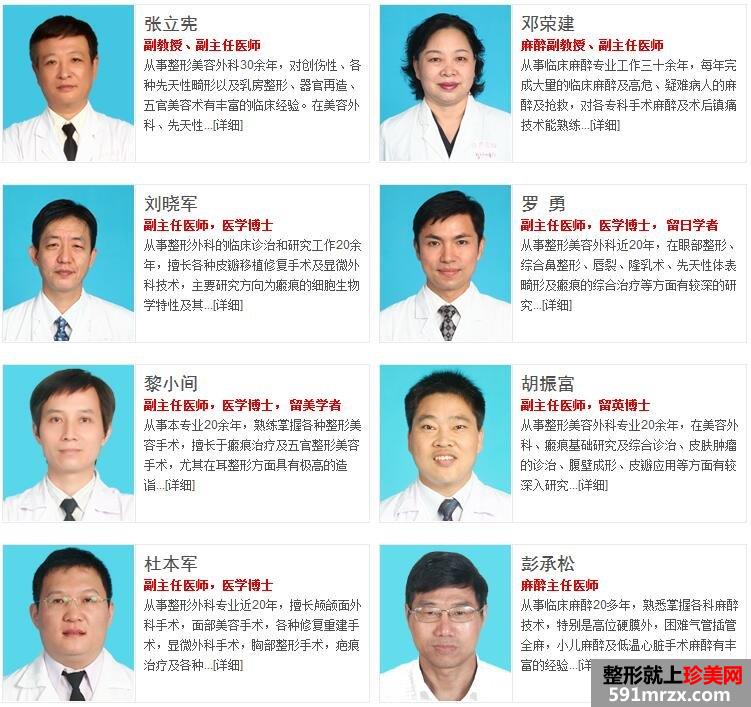 广州南方医院整形科收费表【价格表】