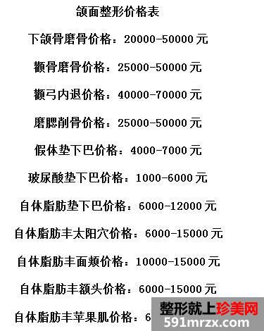 浙医二院整形科多少钱|整形价格表