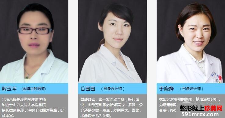 北京京民医院正规吗？整形价格表